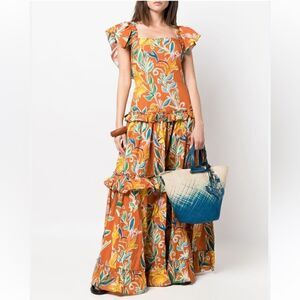 NWT La Double J Scarlett Dress Lily in Popeline Cotton Small